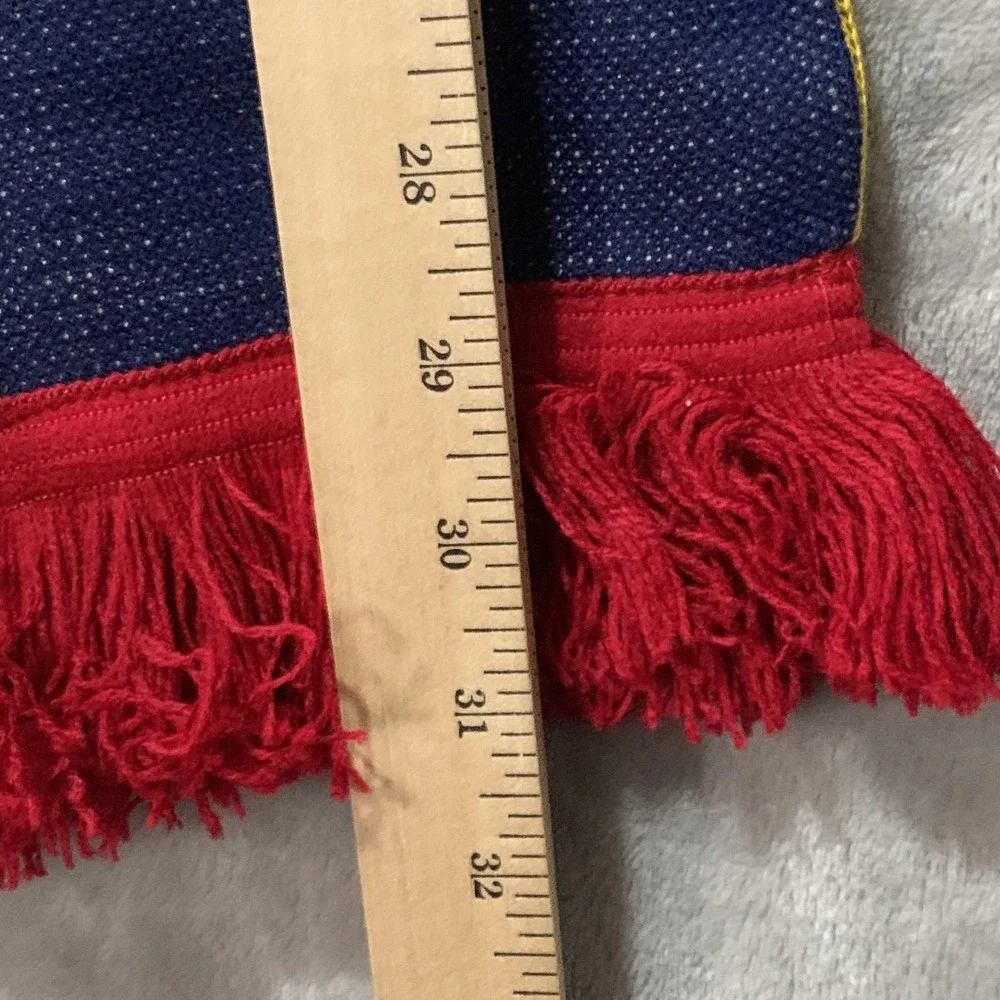 Utah Royals FC Soccer Scarf Ruffneck NWSL Fan Apparel Navy Blue Yellow Red NEW